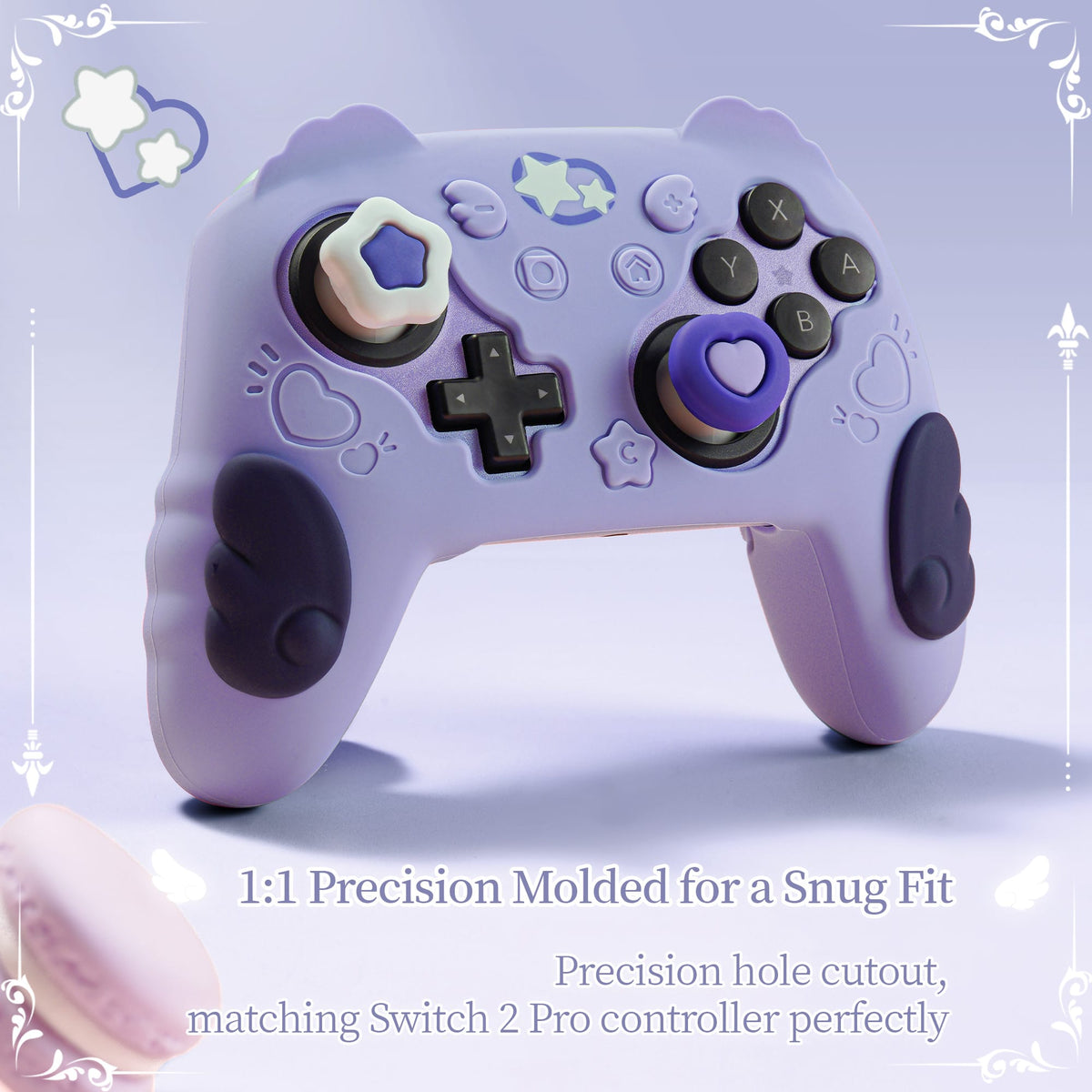 GeekShare Star Wings Silicone Controller Grip Cover Switch 2 Pro Controller Silicone Case | GeekShare Angel Wings