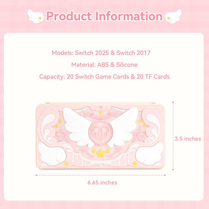 GeekShare Star Wings Switch Game Card Case GeekShare Star Wings Switch Game Card Case