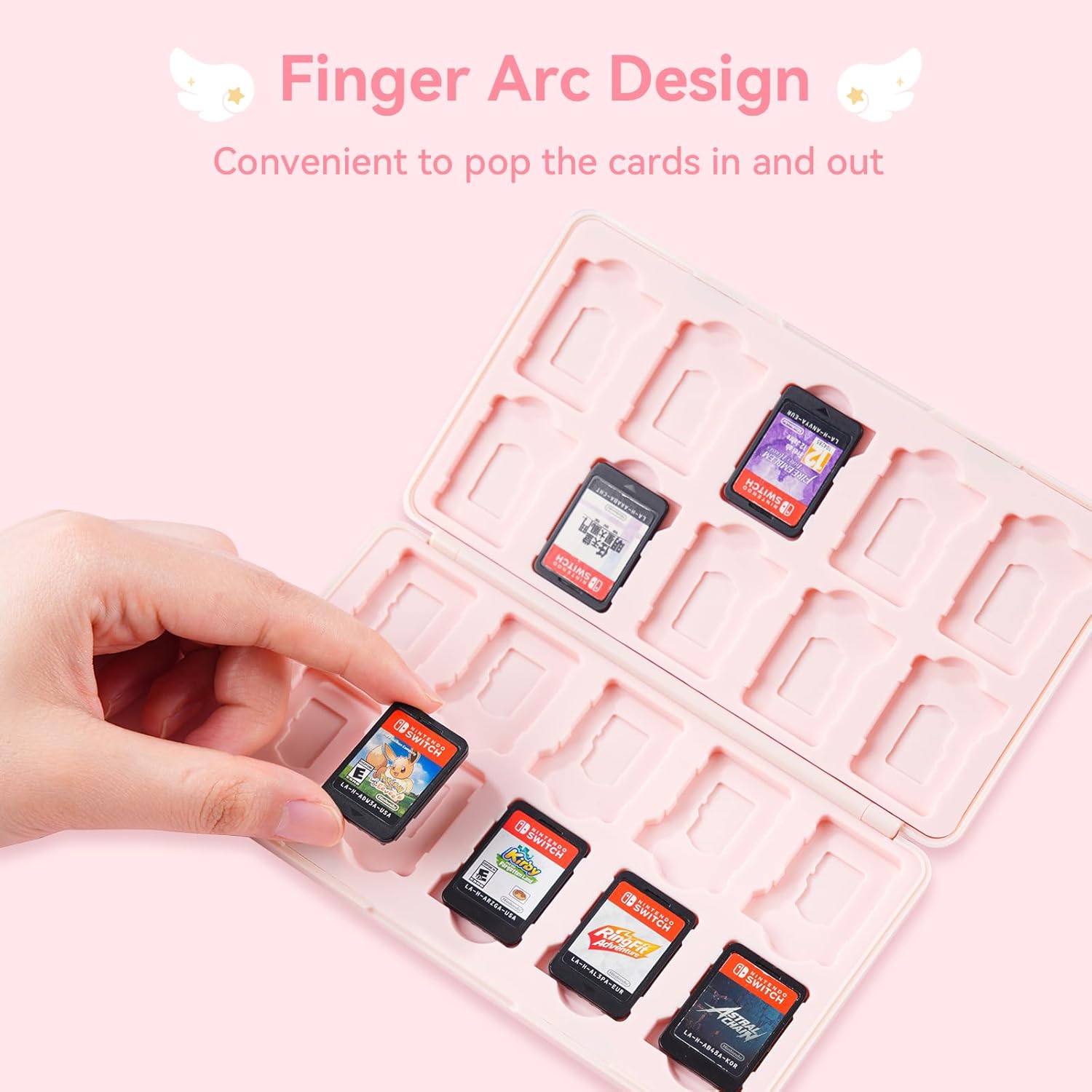 GeekShare Star Wings Switch Game Card Case GeekShare Star Wings Switch Game Card Case
