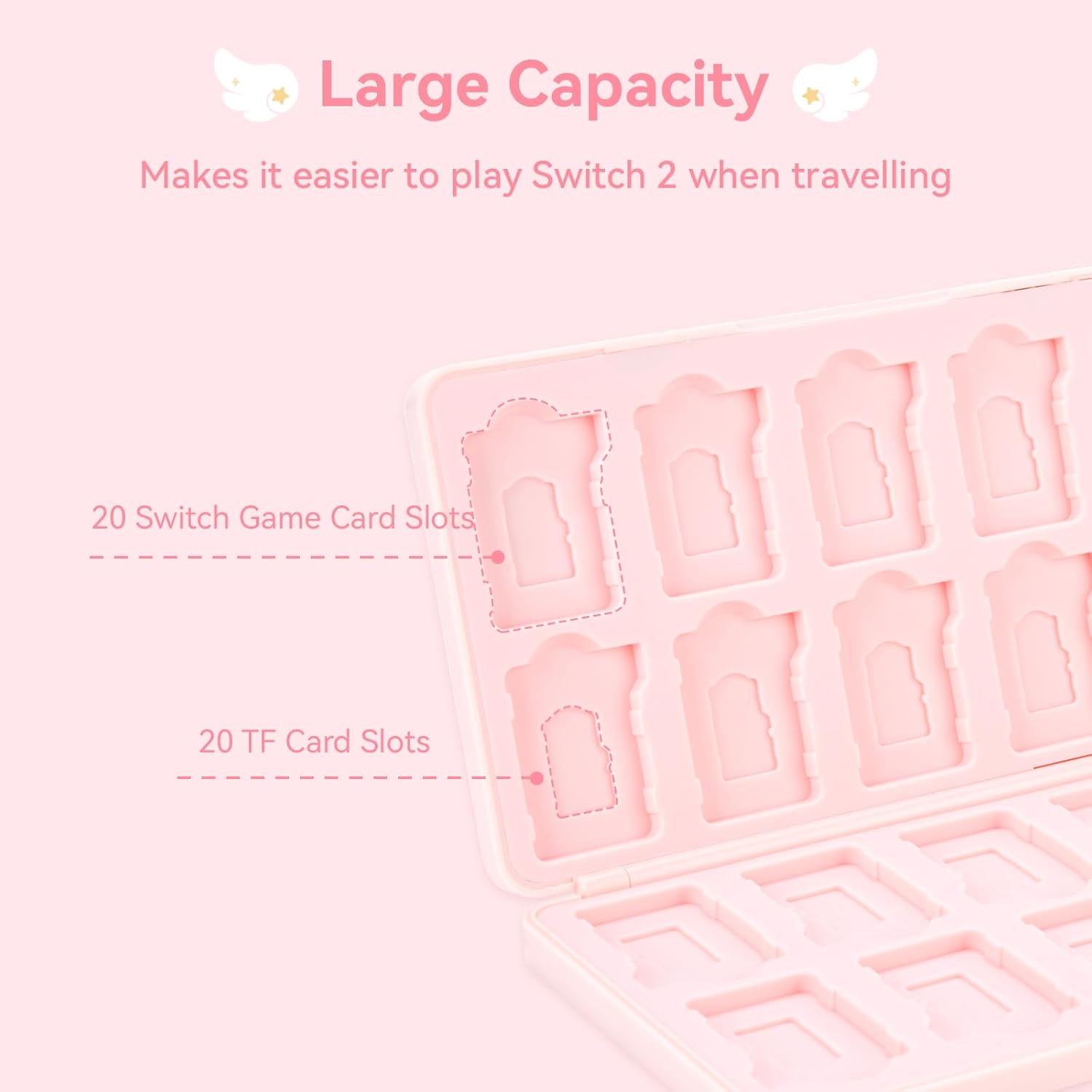 GeekShare Star Wings Switch Game Card Case GeekShare Star Wings Switch Game Card Case