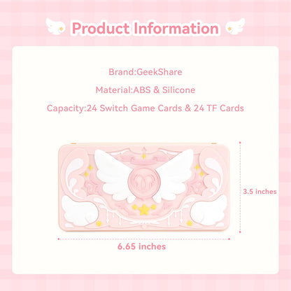 GeekShare Star Wings Switch Game Card Case GeekShare Star Wings Switch Game Card Case