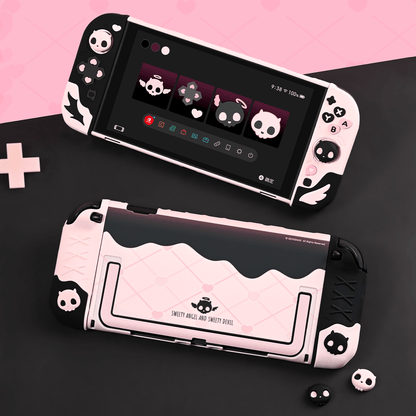 GeekShare Sweet Skull Silicone Controller Grip Case Set for Switch 2 GeekShare Sweet Skull Silicone Controller Grip Case Set for Switch 2