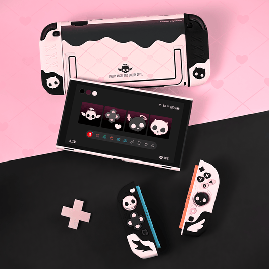 GeekShare Sweet Skull Silicone Controller Grip Case Set for Switch 2 GeekShare Sweet Skull Silicone Controller Grip Case Set for Switch 2