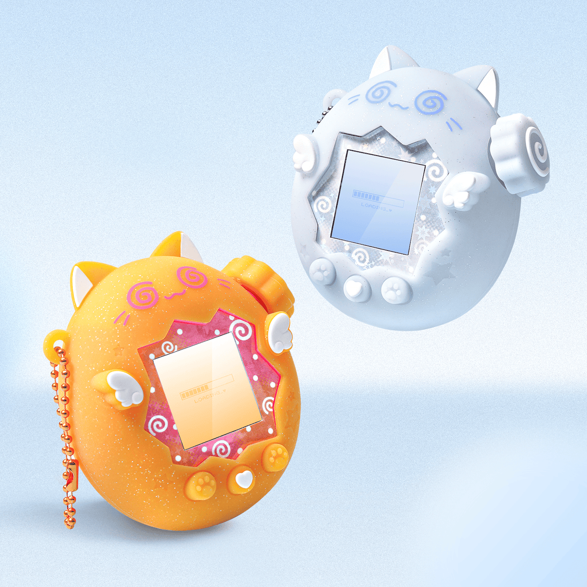 GeekShare Swirl Cat Silicone Protective Case Swirl Cat Silicone Case for Tamagotchi Paradise by GeekShare