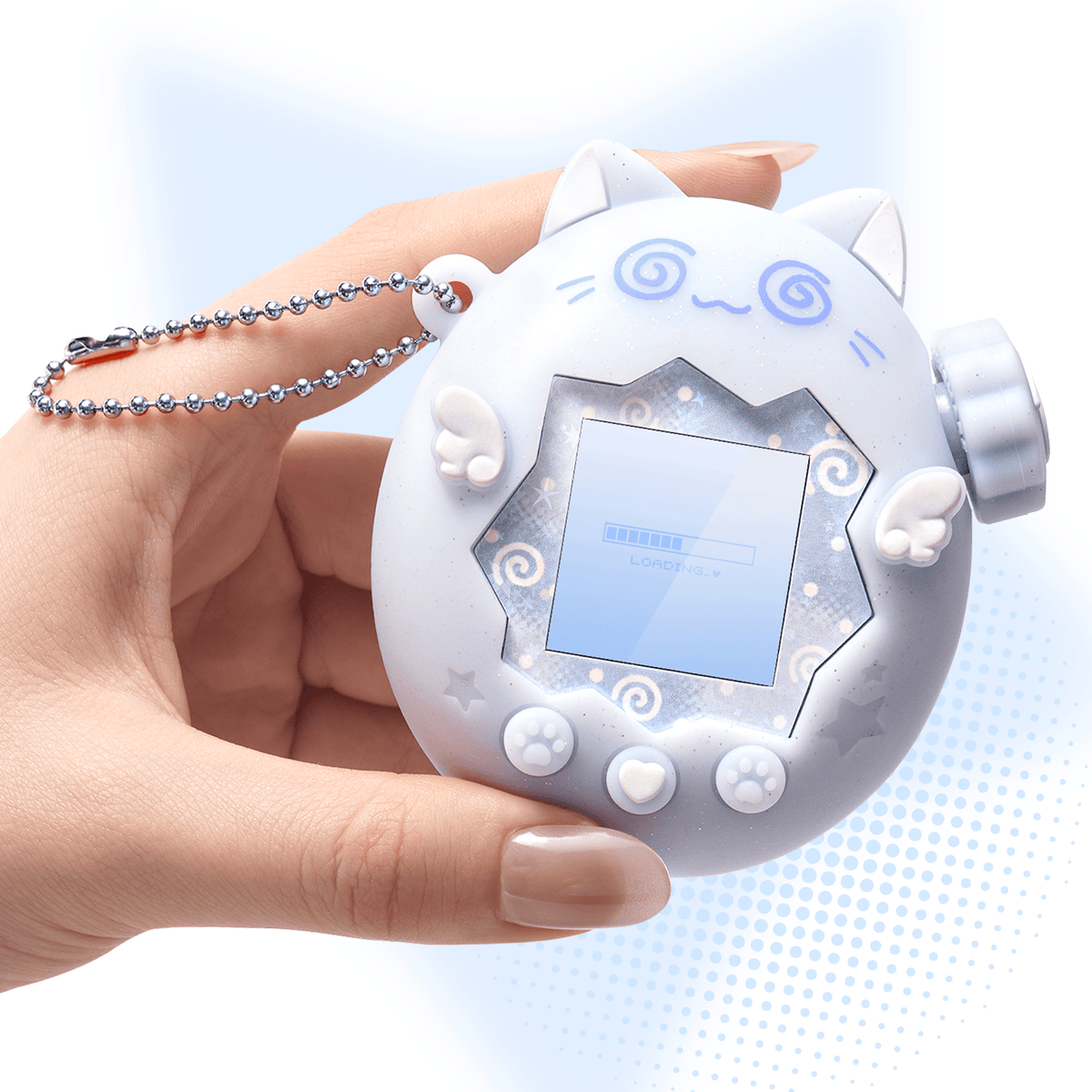 GeekShare Swirl Cat Silicone Protective Case Swirl Cat Silicone Case for Tamagotchi Paradise by GeekShare