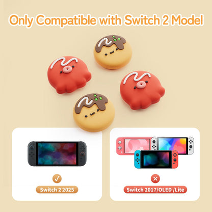 GeekShare Takoyaki Button Caps for Switch 2 GeekShare Takoyaki Button Caps for Switch 2