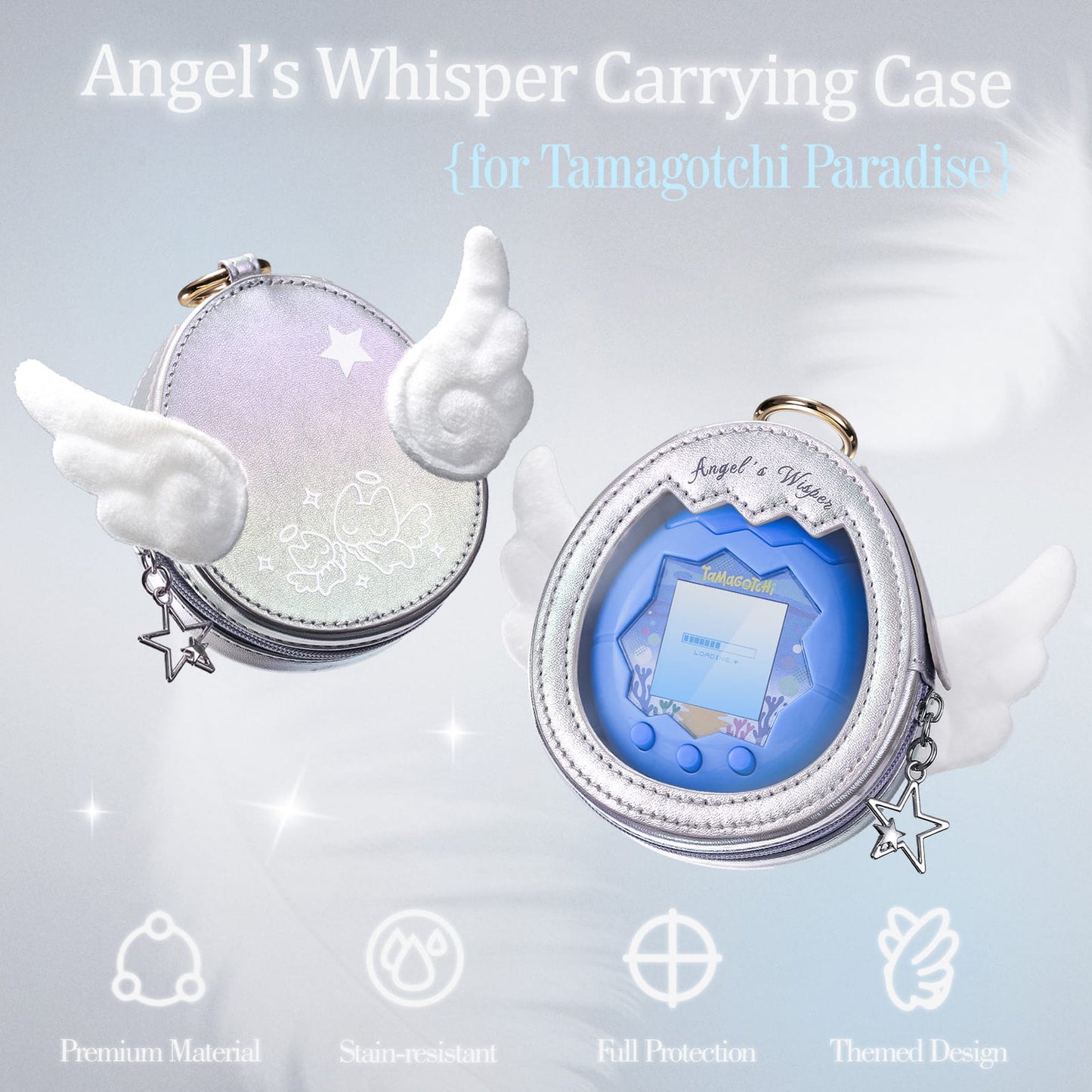 GeekShare Tamagotchi Paradise Angel Whisper Storage Pouch GeekShare Tamagotchi Paradise Angel Whisper Storage Pouch