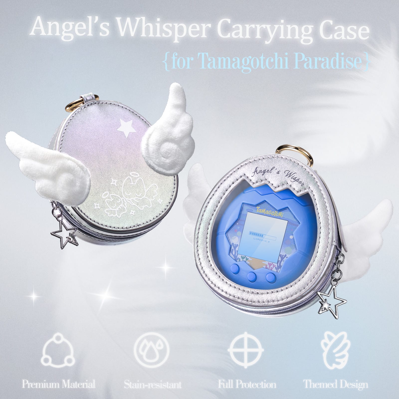 GeekShare Tamagotchi Paradise Angel Whisper Storage Pouch GeekShare Tamagotchi Paradise Angel Whisper Storage Pouch