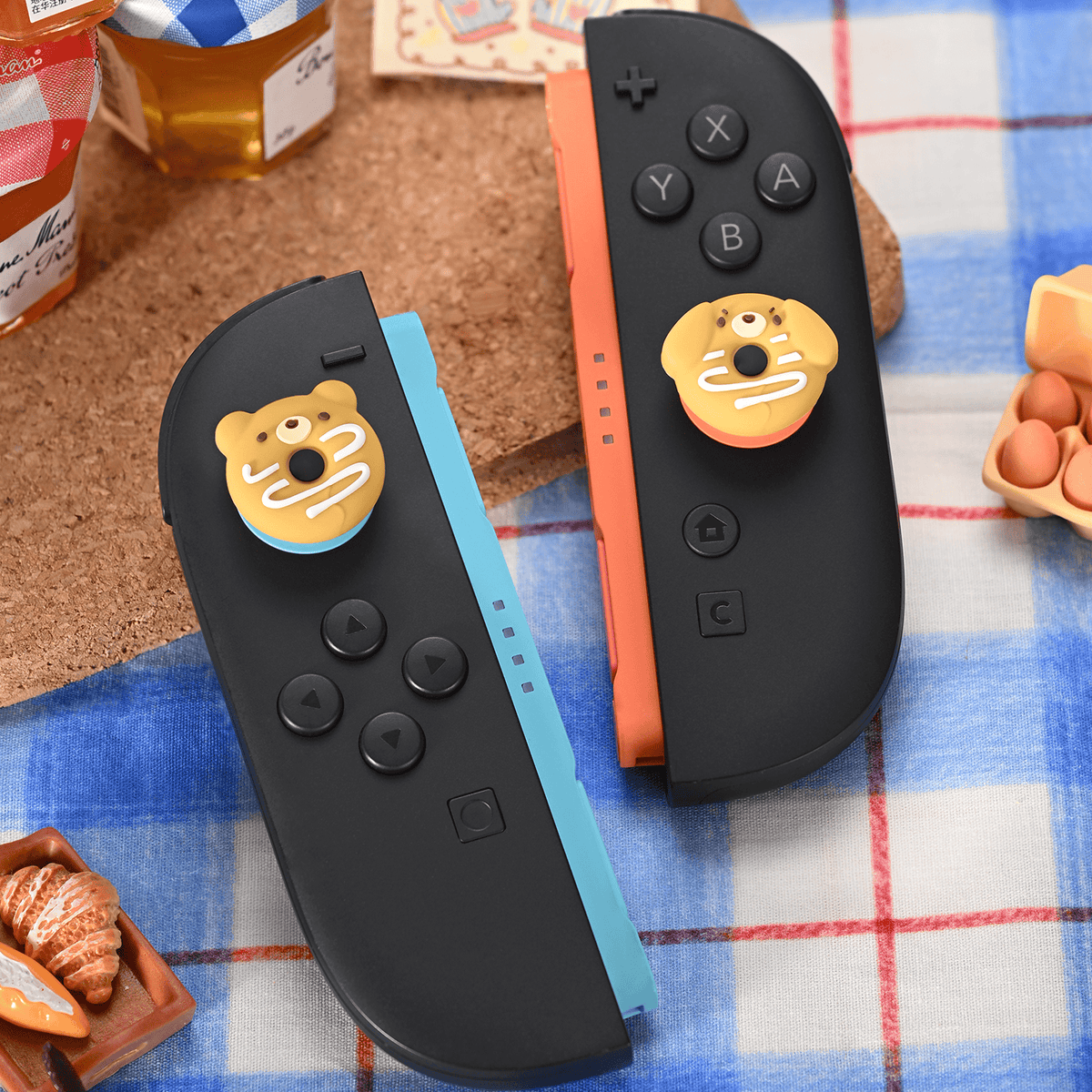 GeekShare Woof Donut Thumb Grip Caps GeekShare Woof Donut Thumb Grip Caps for Nintendo Switch