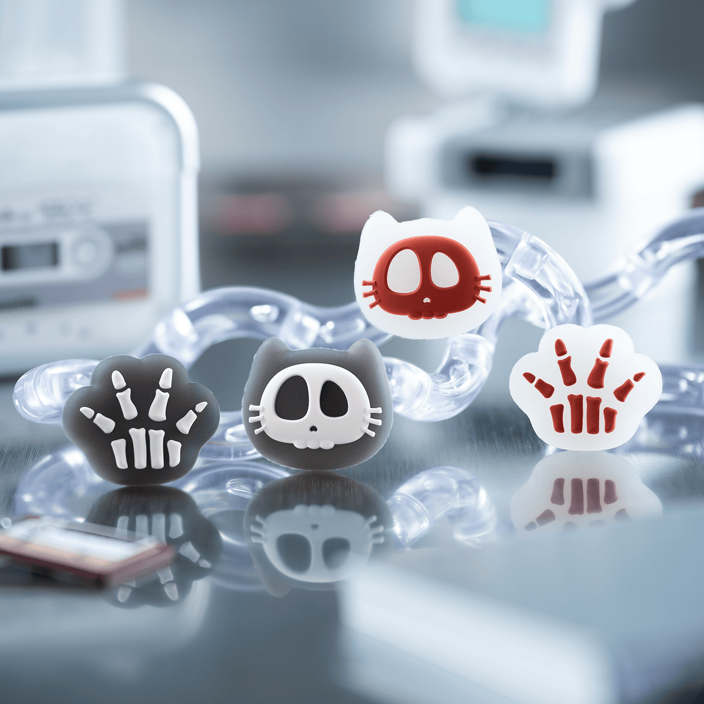 GeekShare X-Ray Cat Thumb Grip Caps for switch 2 GeekShare X-Ray Cat Thumb Grip Caps for switch 2
