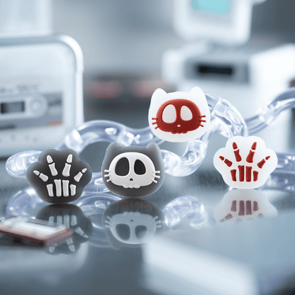GeekShare X-Ray Cat Thumb Grip Caps for switch 2 GeekShare X-Ray Cat Thumb Grip Caps for switch 2