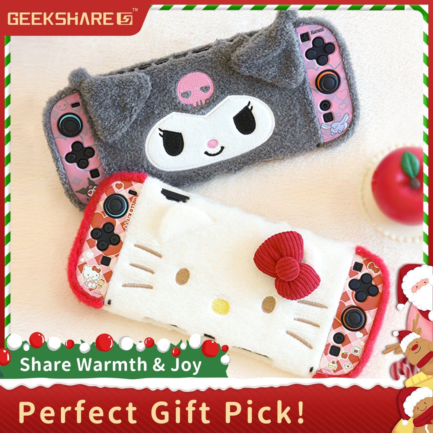 Geekshare x Sanrio Series Plush Protective Case for switch 2 Geekshare x Sanrio Series Plush Protective Case for switch 2