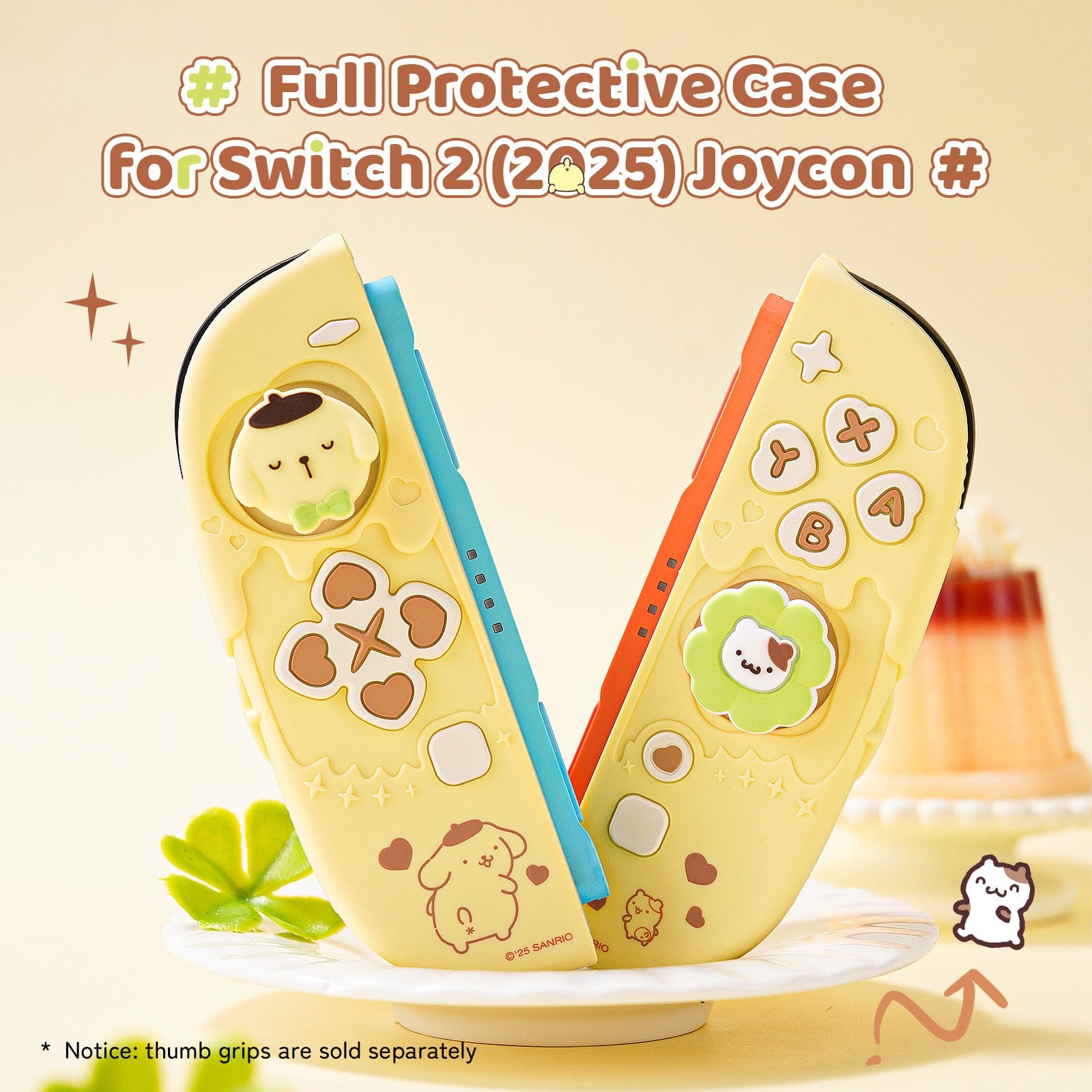 GeekShare x Sanrio  Sweet Ice Cream Silicone Grip Cover for Switch 2 GeekShare x Sanrio  Sweet Ice Cream Silicone Grip Cover for Switch 2