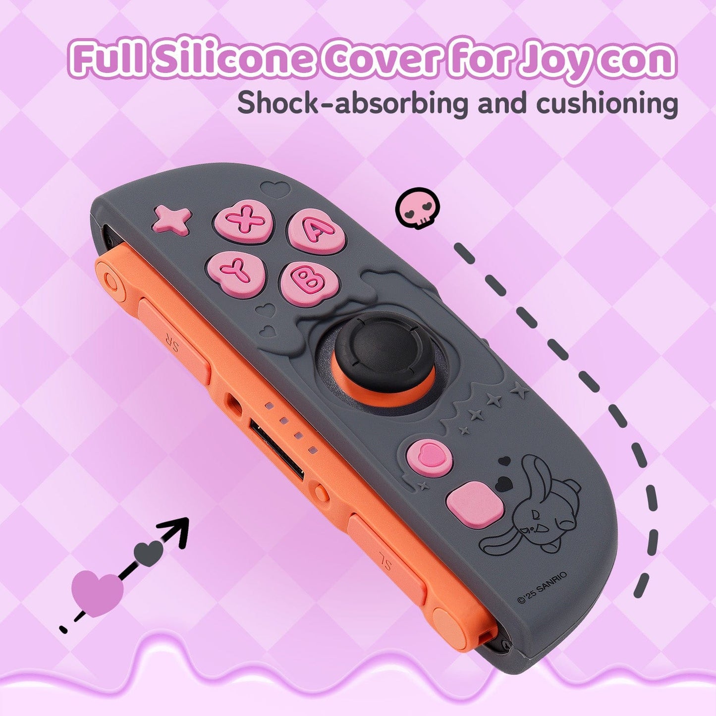 GeekShare x Sanrio  Sweet Ice Cream Silicone Grip Cover for Switch 2 GeekShare x Sanrio  Sweet Ice Cream Silicone Grip Cover for Switch 2