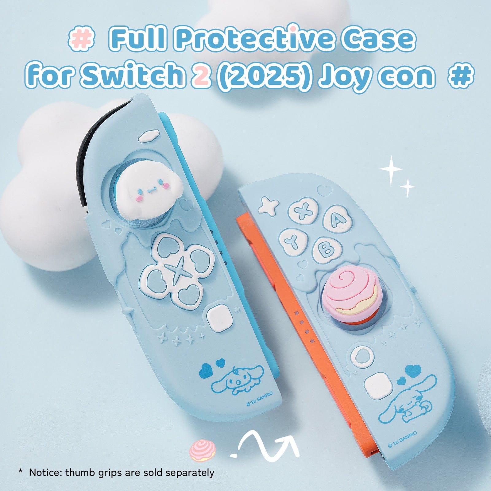 GeekShare x Sanrio  Sweet Ice Cream Silicone Grip Cover for Switch 2 GeekShare x Sanrio  Sweet Ice Cream Silicone Grip Cover for Switch 2