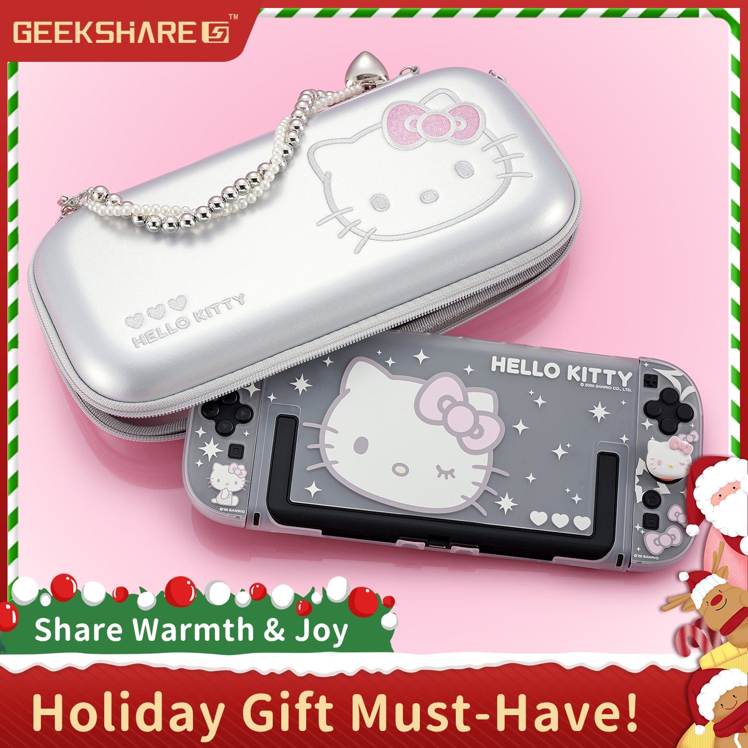 Hello Kitty Silver Heart Collection for Switch 2 Hello Kitty Silver Heart Collection for Switch 2