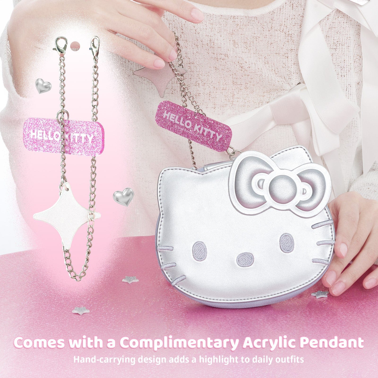 Hello Kitty Sparkling Silver Heart Collection for Switch 2 Hello Kitty Sparkling Silver Heart Collection for Switch 2
