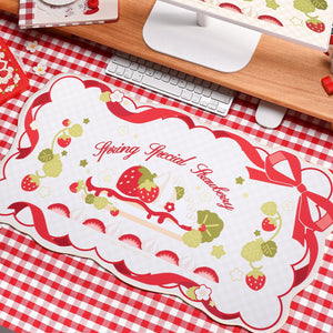 GeekShare Spring Strawberry Mousepads GeekShare Spring Strawberry Mousepads