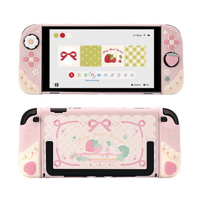 Nov 20 Sale: Cream Strawberry Series Protective Case for Switch 2 Nov 20 Sale: Cream Strawberry Series Protective Case for Switch 2