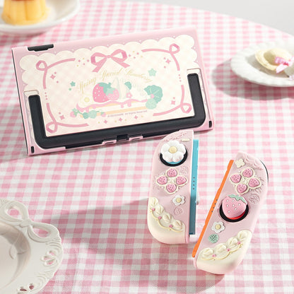 Nov 20 Sale: Cream Strawberry Series Protective Case for Switch 2 Nov 20 Sale: Cream Strawberry Series Protective Case for Switch 2