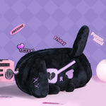 GeekShare Dark Black Bunny Plush Carrying Bag