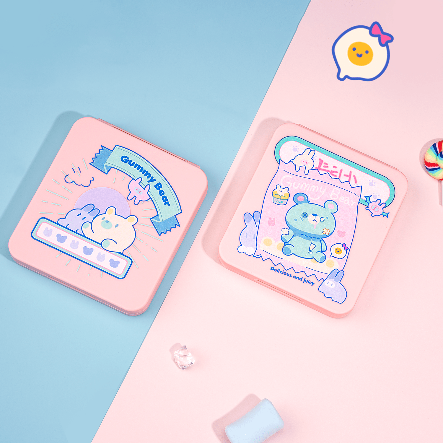 GeekShare Gummy Bear Switch Game Card Case