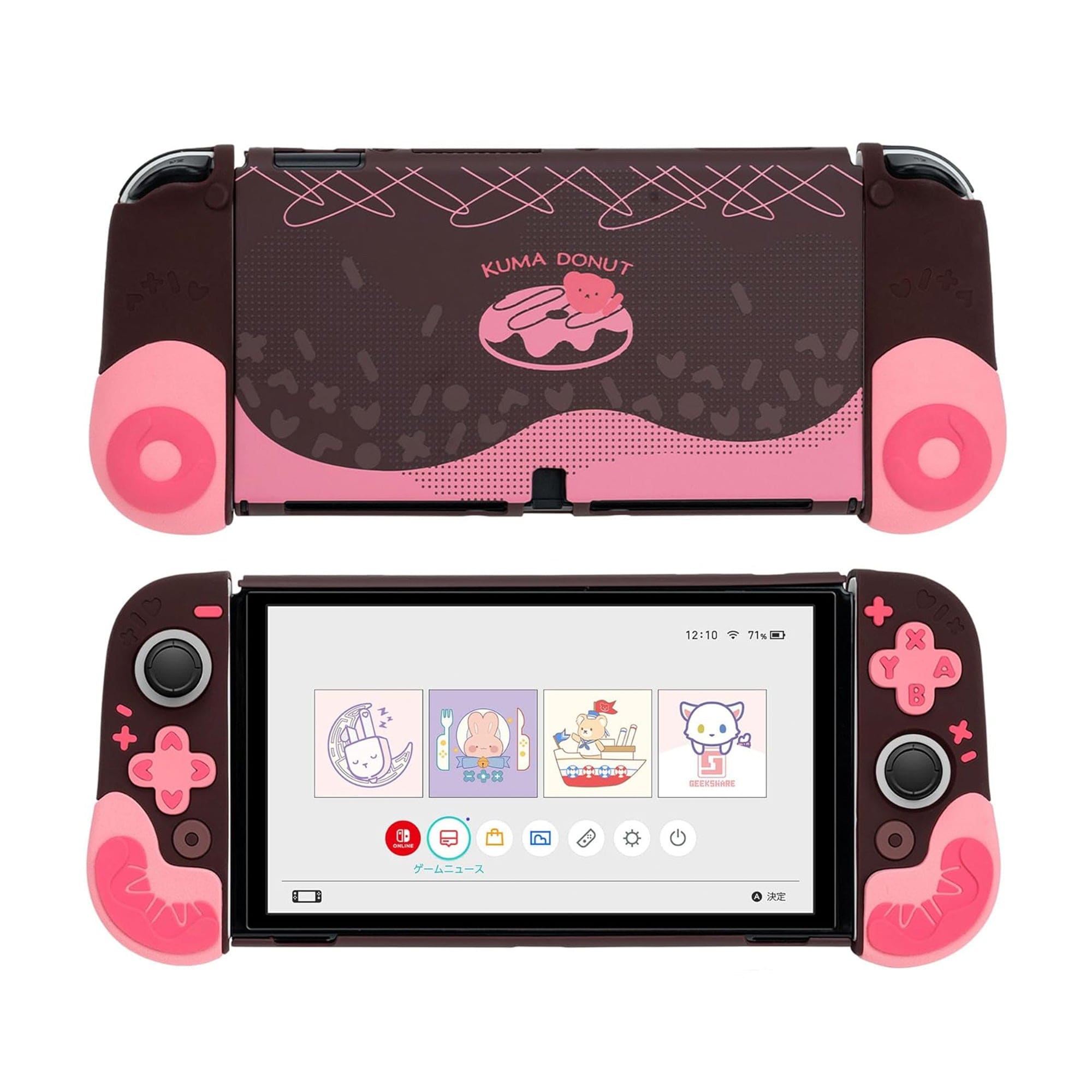 GeekShare Kuma Donut Silicone Protective Case