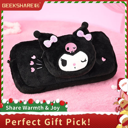 GeekShare  Kuromi Plush Carrying Bag GeekShare  Kuromi Plush Carrying Bag