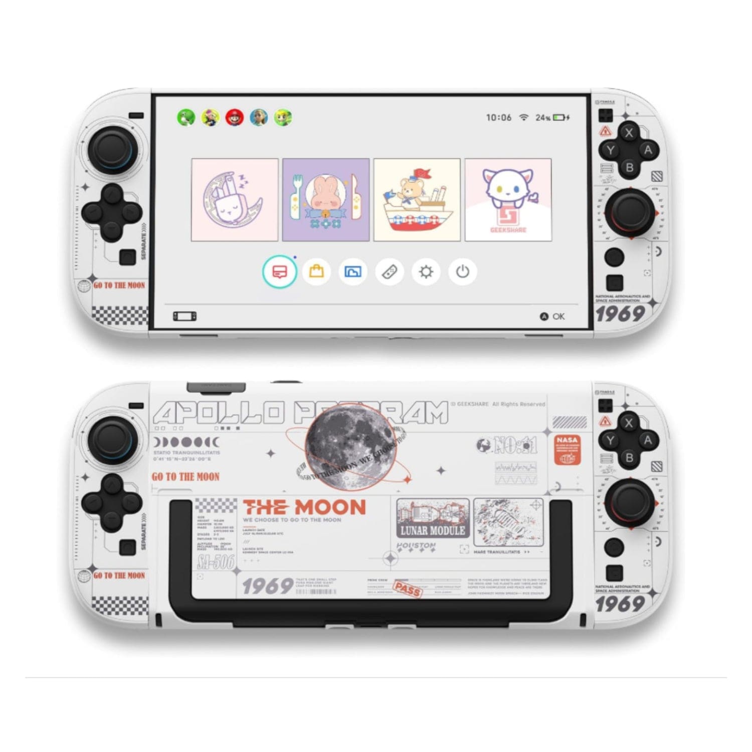 GeekShare Moon Exploration Protective Case for Switch 2 GeekShare Moon Exploration Protective Case for Switch 2