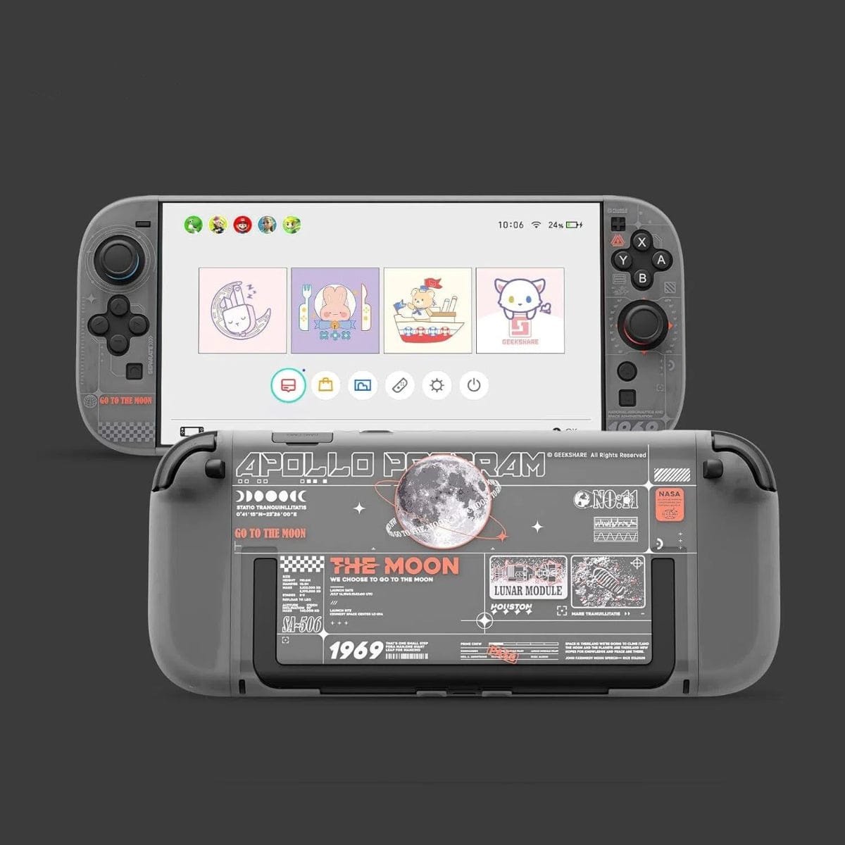 GeekShare Moon Exploration Protective Case for Switch 2 GeekShare Moon Exploration Protective Case for Switch 2