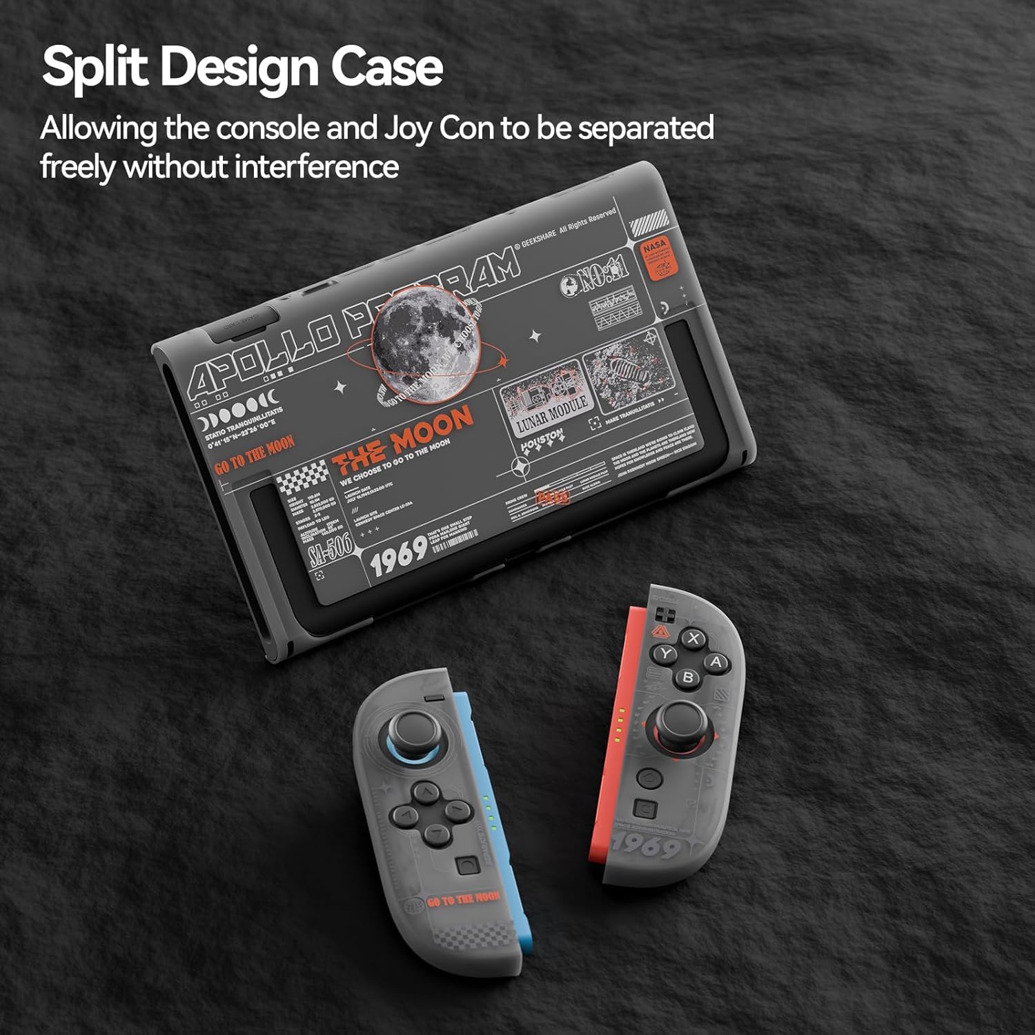 GeekShare Moon Exploration Protective Case for Switch 2 GeekShare Moon Exploration Protective Case for Switch 2
