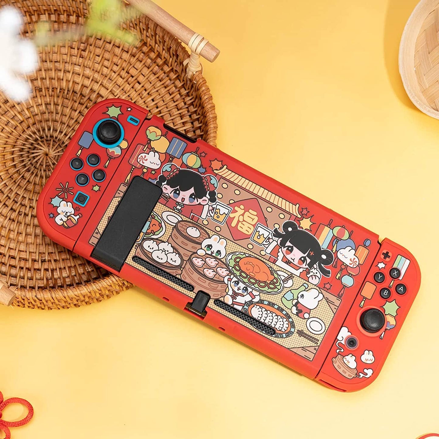 Geekshare Rabbits Protective Case for Switch 2017 Geekshare Rabbits Protective Case for Switch 2017