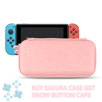 GeekShare Sakura Carrying Case for Switch&OLED Sakura Carry Case for Nintendo Switch