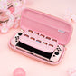 GeekShare Sakura Carrying Case for Switch&OLED Sakura Carry Case for Nintendo Switch