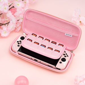GeekShare Sakura Carrying Case for Switch&OLED Sakura Carry Case for Nintendo Switch