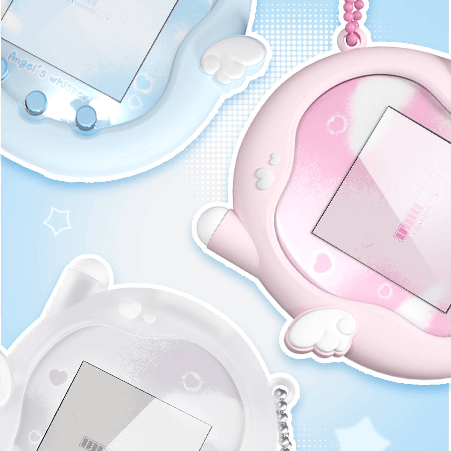 GeekShare Tamagotchi Uni Case - Angel Whisper Wing GeekShare Tamagotchi Uni Case - Angel Whisper Wing