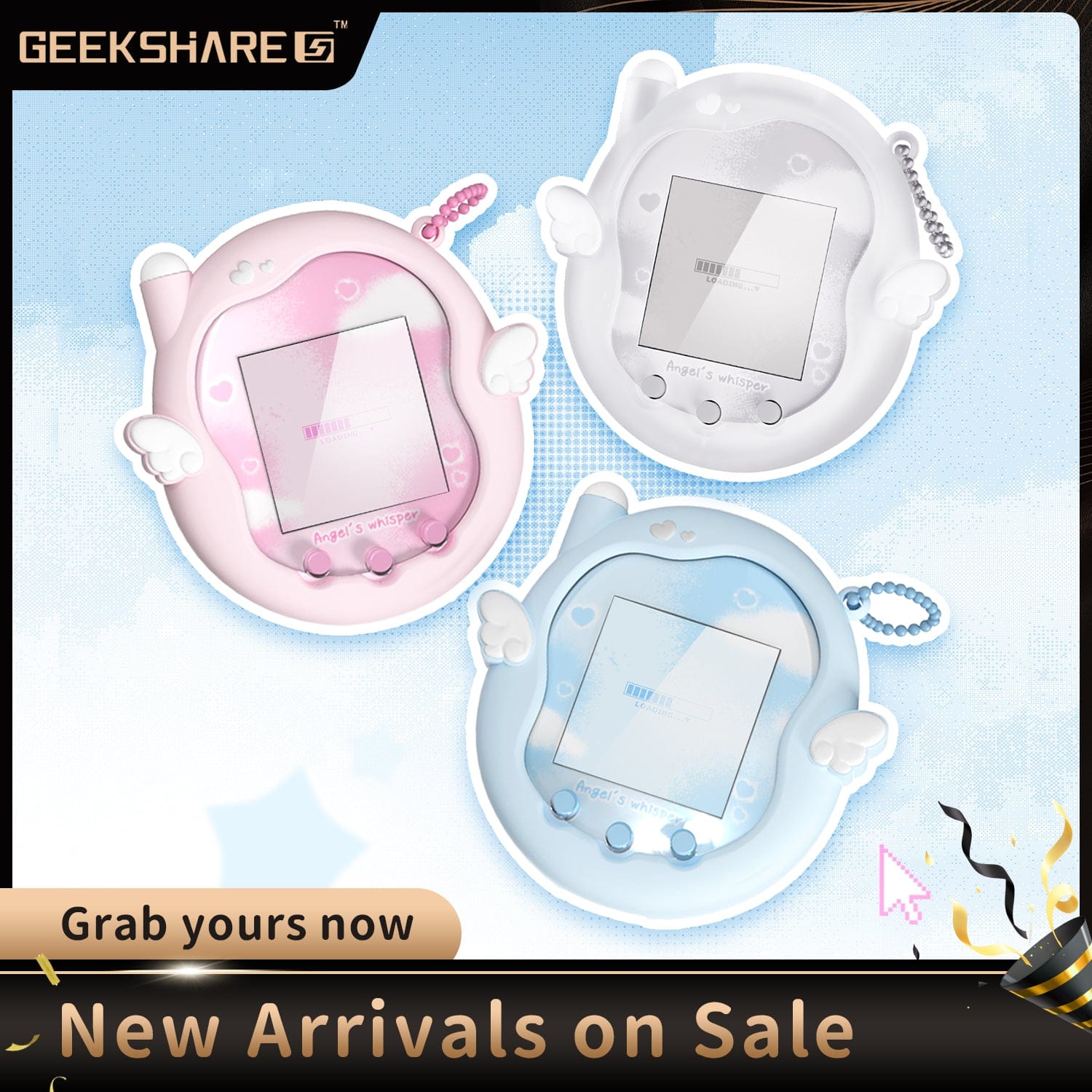 GeekShare Tamagotchi Uni Case - Angel Whisper Wing GeekShare Tamagotchi Uni Case - Angel Whisper Wing