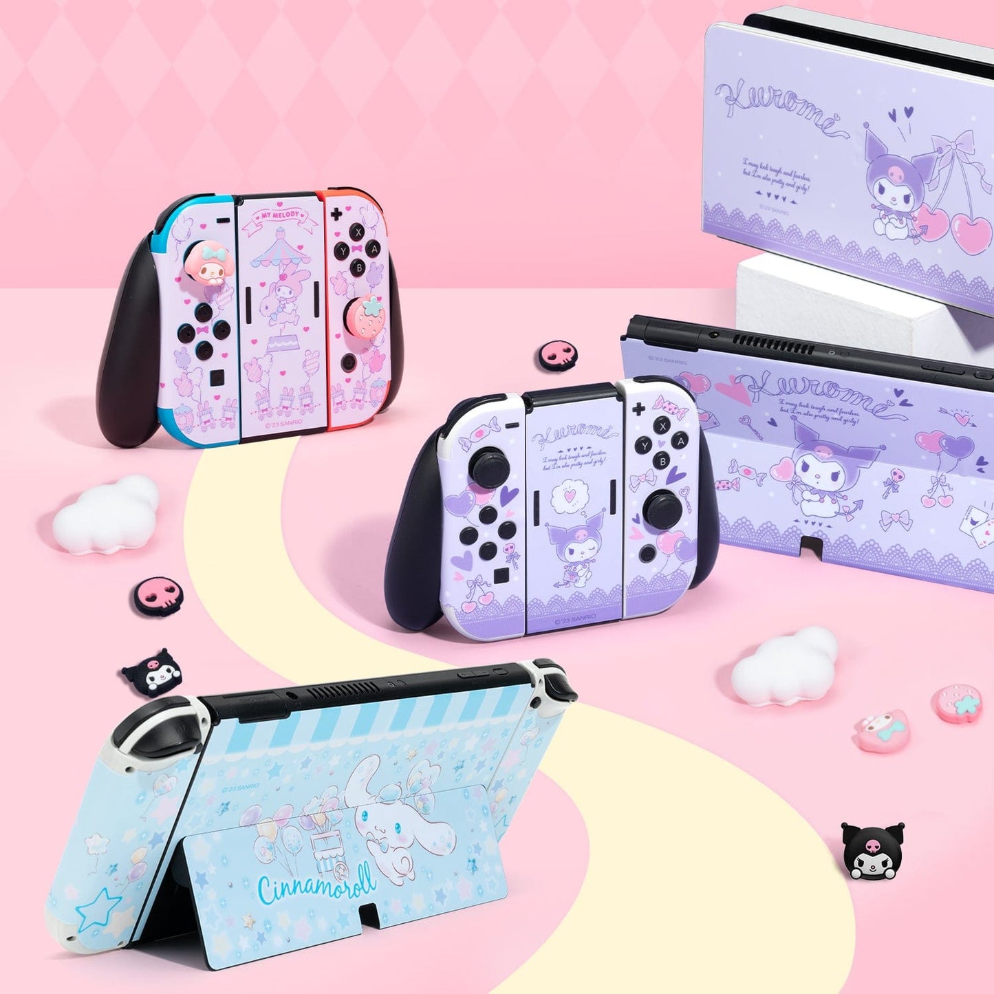 GeekShare x Sanrio Nintendo Switch&OLED Stickers