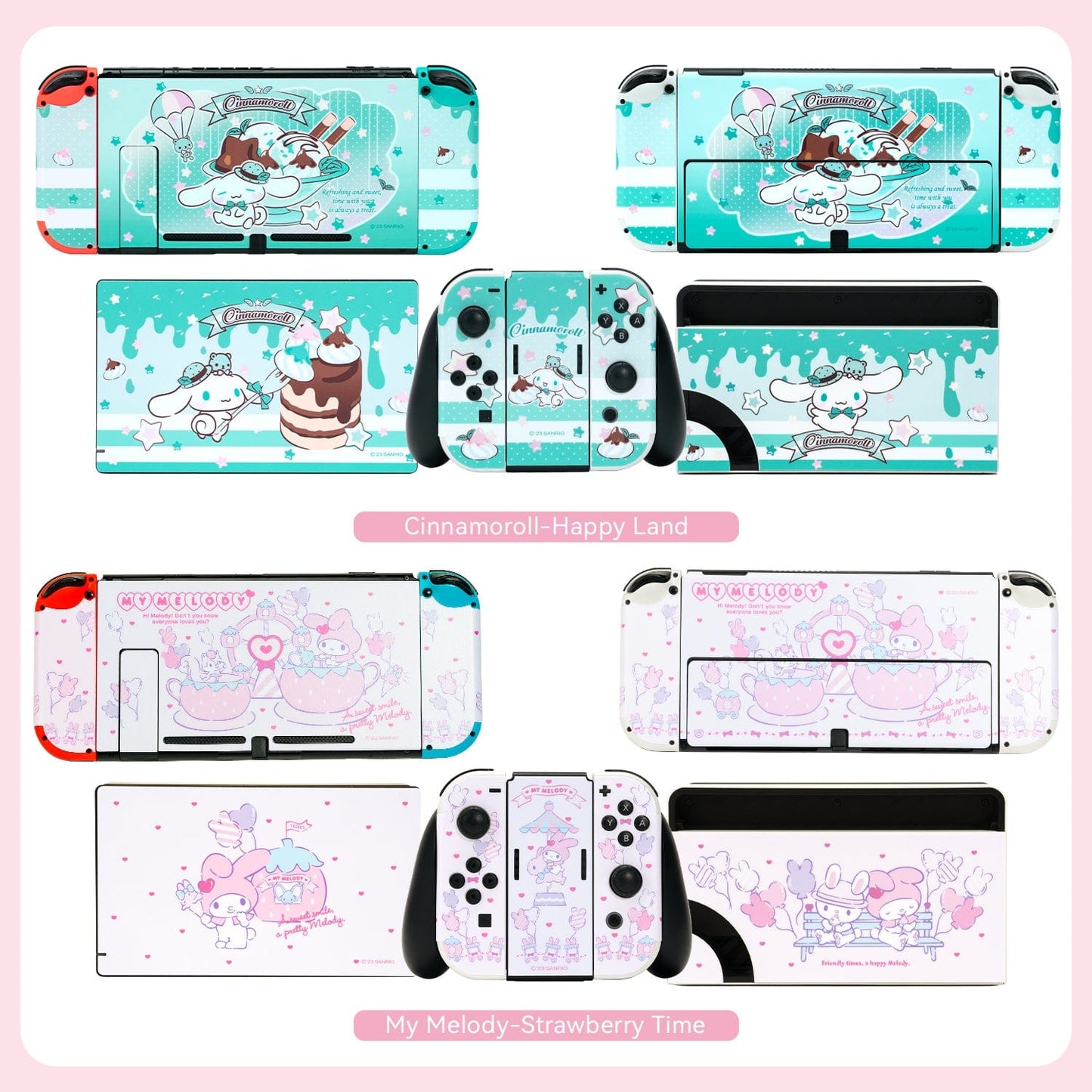 GeekShare x Sanrio Nintendo Switch&OLED Stickers