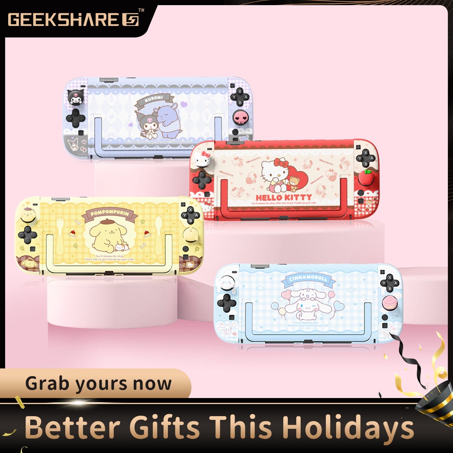 GeekShare x Sanrio Protective Case for switch 2/Oled GeekShare x Sanrio Protective Case for switch 2/Oled