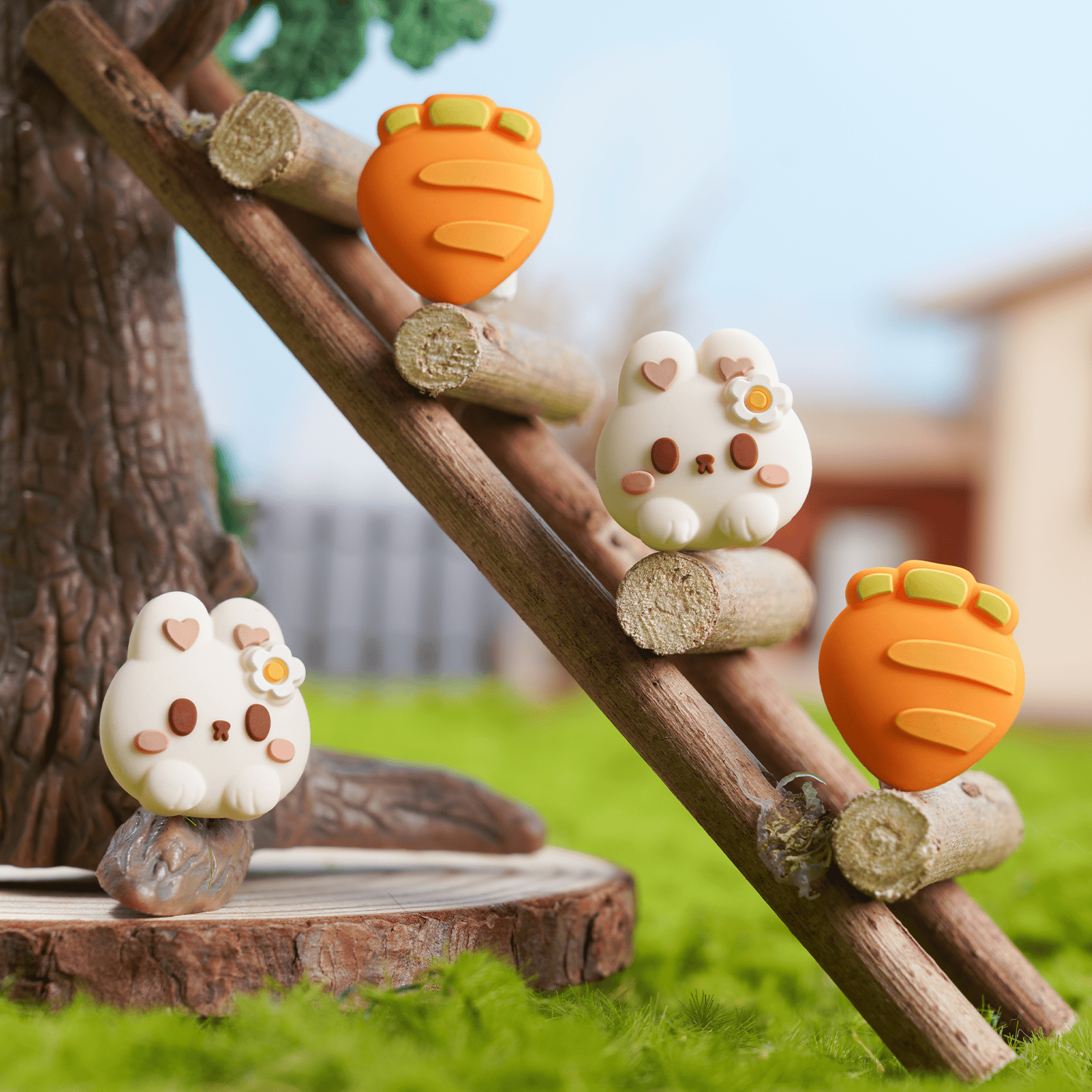 GeekShare Carrot Bunny Thumb Grip Caps for Switch 2 GeekShare Carrot Bunny Thumb Grip Caps for Switch 2