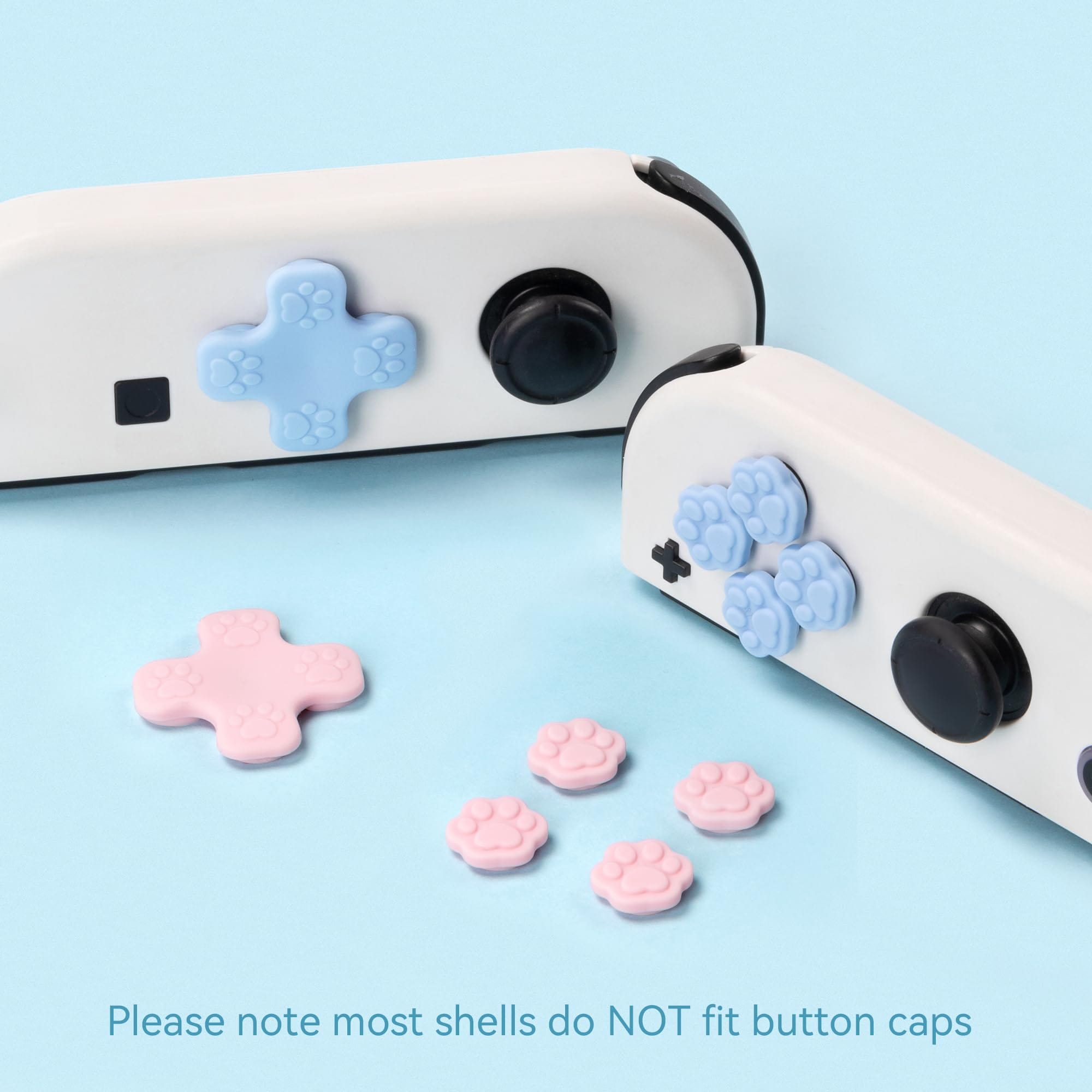 GeekShare Cat Paw Button Caps GeekShare Cat Paw Button Caps Compatible with Nintendo Switch