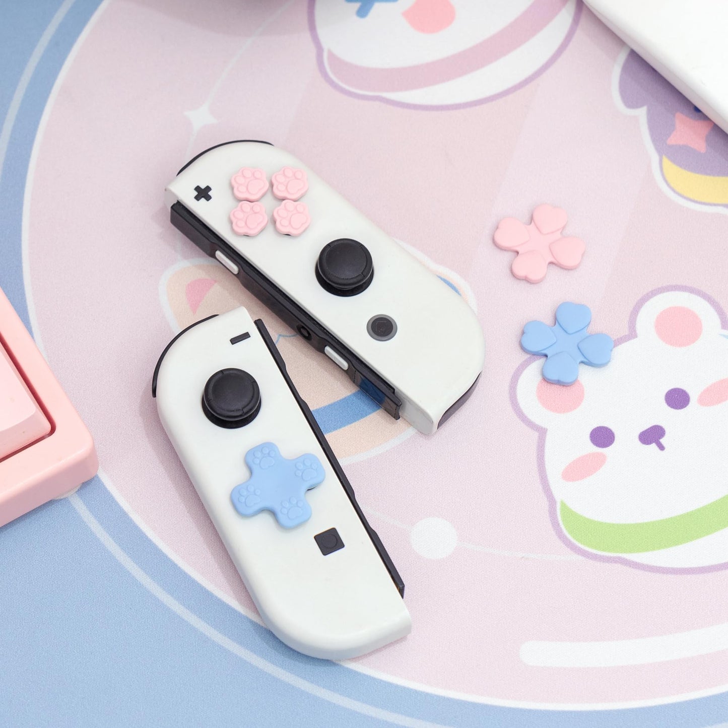 GeekShare Cat Paw Button Caps GeekShare Cat Paw Button Caps Compatible with Nintendo Switch