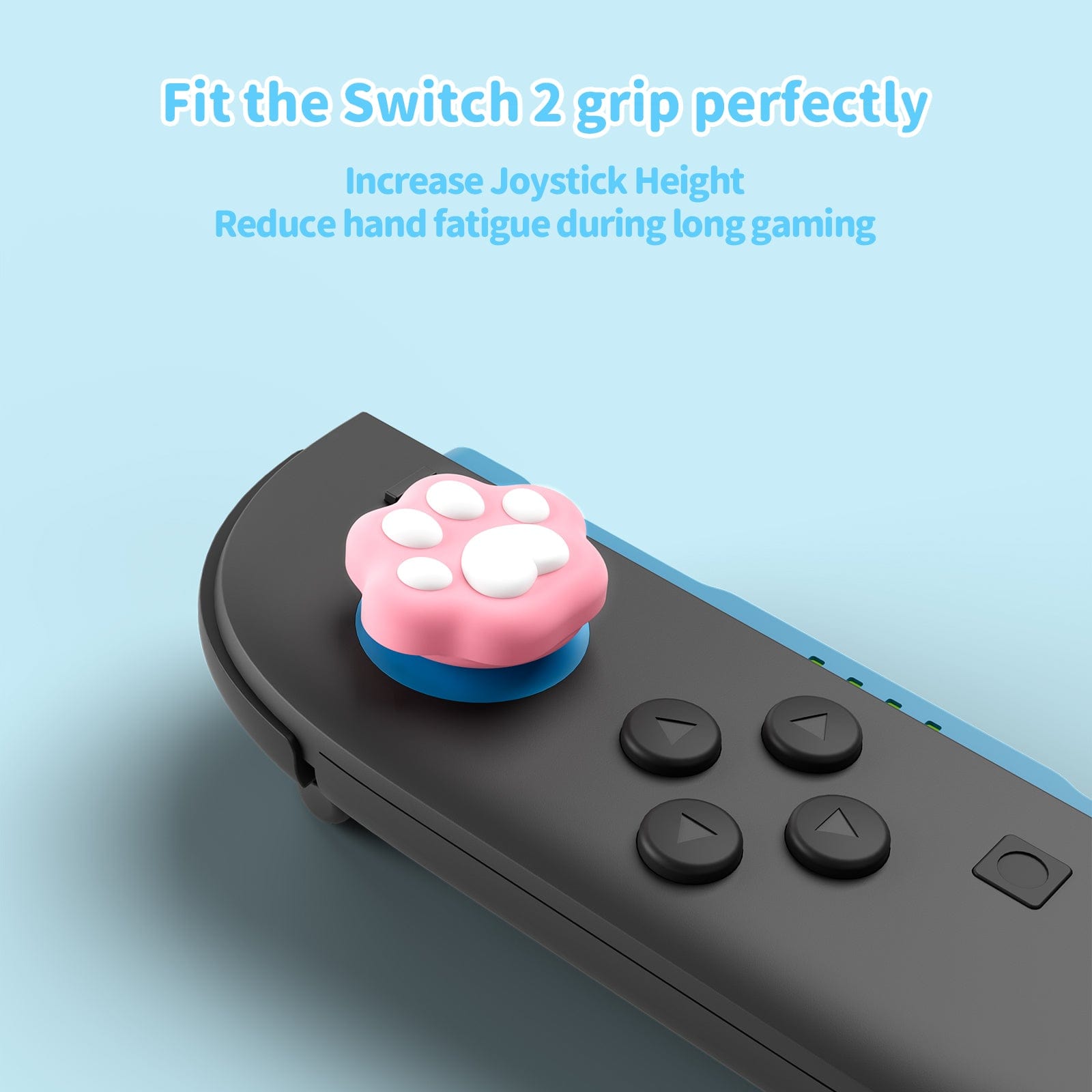 GeekShare Cat Paw Shape Thumb Grips GeekShare Cat Paw Thumb Grips Joycon Caps for Nintendo Switch/Lite - 4PCS