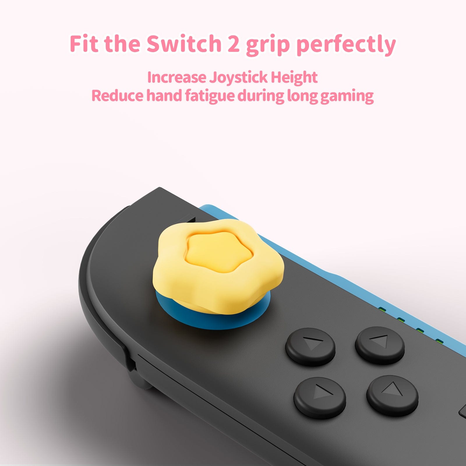 GeekShare Cream Heart Thumb Grips GeekShare Cream Heart Thumb Grips