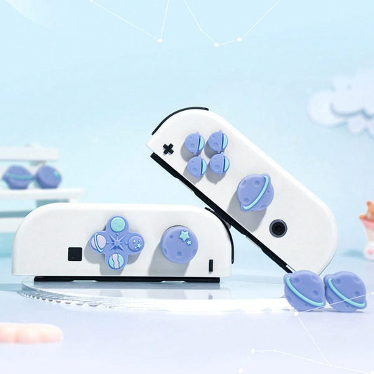 GeekShare Purple Planet Button Caps GeekShare Purple Planet Button Caps