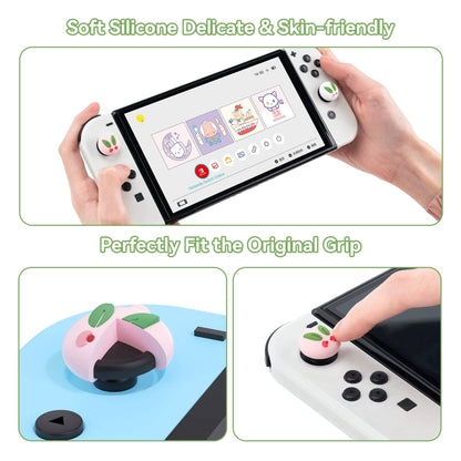 GeekShare Rabbit Daifuku Thumb Grip Caps for switch/oled/lite GeekShare Rabbit Daifuku Thumb Grip Caps for switch/oled/lite
