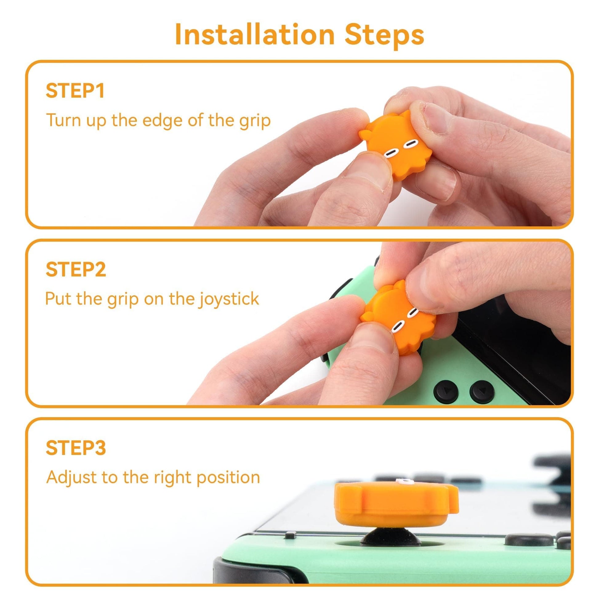 GeekShare Sleepy Octopus Thumb Grip Caps for switch/oled/lite GeekShare Sleepy Octopus Thumb Grip Caps for switch/oled/lite