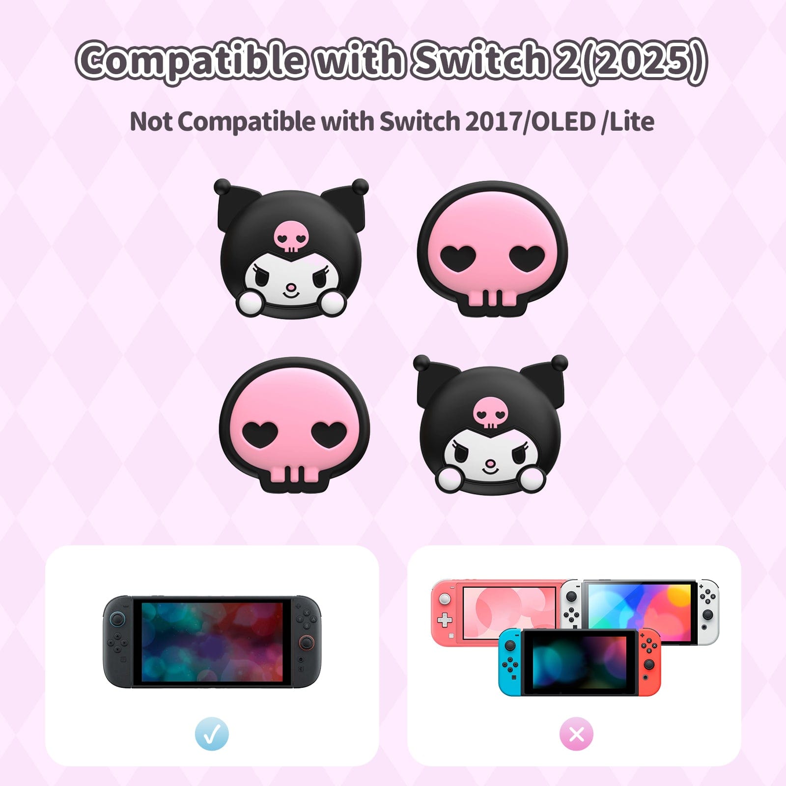GeekShare x Sanrio Thumb Grip Caps for Switch 2 GeekShare x Sanrio Thumb Grip Caps for Switch 2