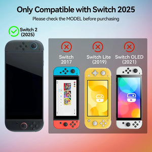 Transparent Protective Case for Nintendo Switch 2 Transparent Protective Case for Nintendo Switch 2